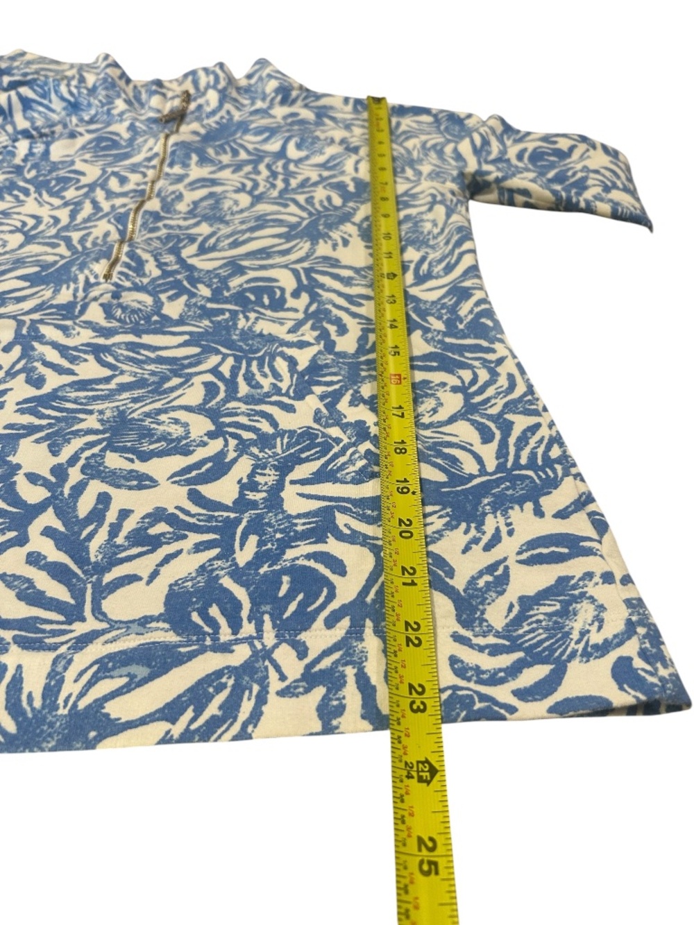 Lilly Pulitzer UPF 50+ Skipper Popover 1/2 Zip Pullover Sweater Mock Neck Size M - Picture 9 of 9